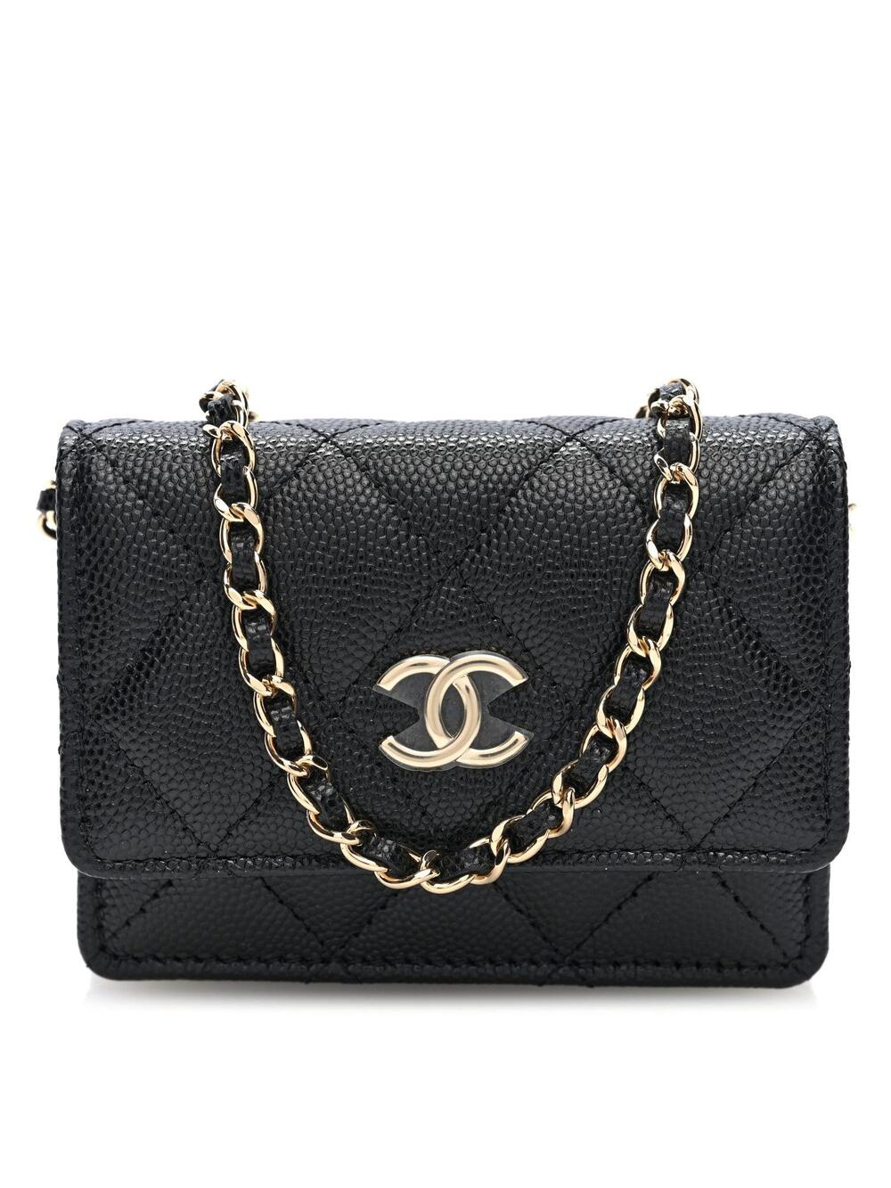 Chanel Caviar Quilted Cc Stars Card #378480C18B